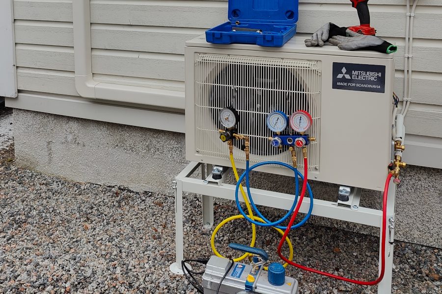 Viilentävä ilmalämpöpumppu helteeseen